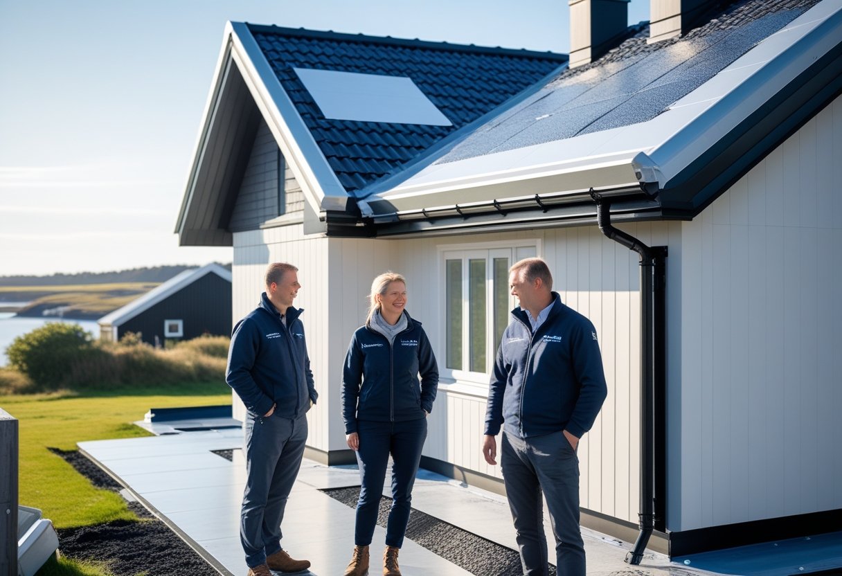 Fordele ved at kombinere hulmursisolering og nyt tag i Nordjylland